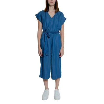 Blue Cotton Jumpsuit