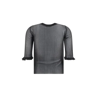 Sheer jacquard Top