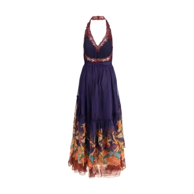 Silk long Dress