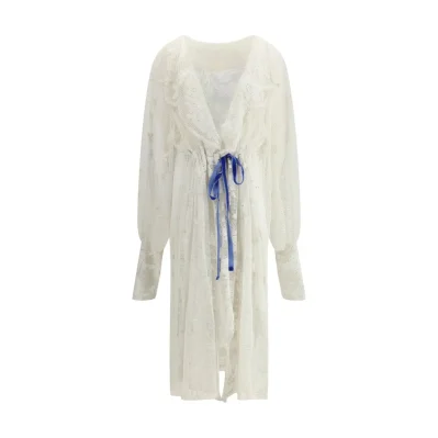 Crocheted design Long Jacket