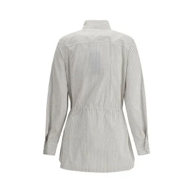 Striped Shirt Jacket