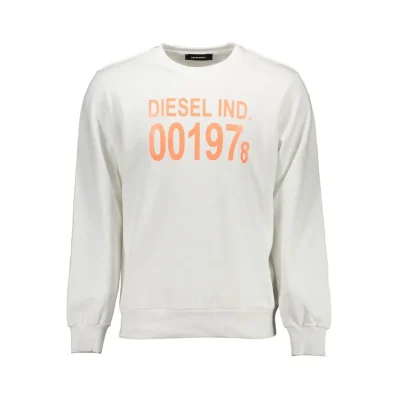 White Cotton Men Sweater