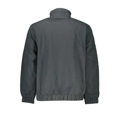 Sleek Gray Recycled Nylon Jacket