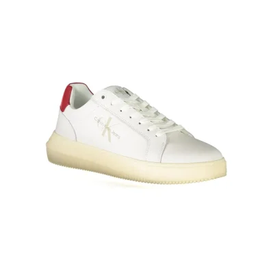 White Polyester Sneaker