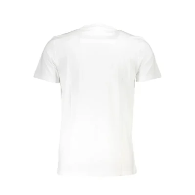 White Cotton Men T-Shirt