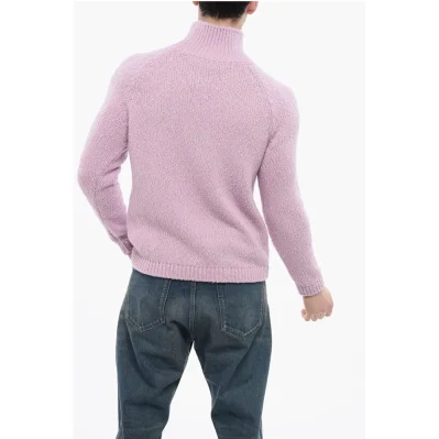 DIOR X ERL Turtleneck Pullover with Lurex Embroidery