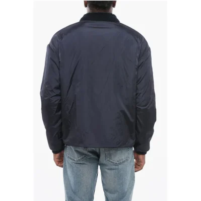 EMPORIO Reversible Windbreaker with Sherpa Lining
