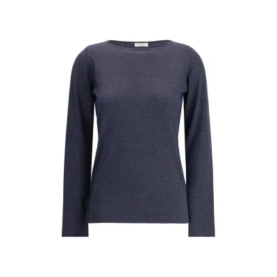 Long-sleeved lurex Top