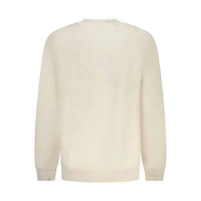 Beige Cotton Men Sweater