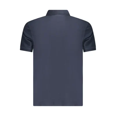 Blue Cotton Polo Shirt