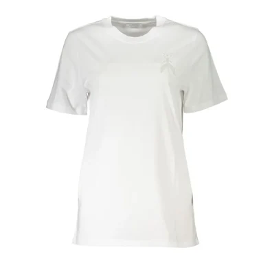 Chic Embroidered Crew Neck Tee