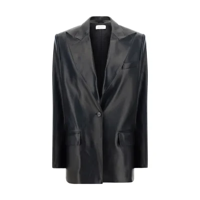 Leather Blazer Jacket