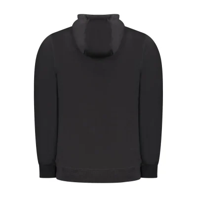 Black Cotton Men Sweater