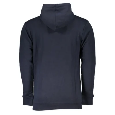 Blue Cotton Men Sweater