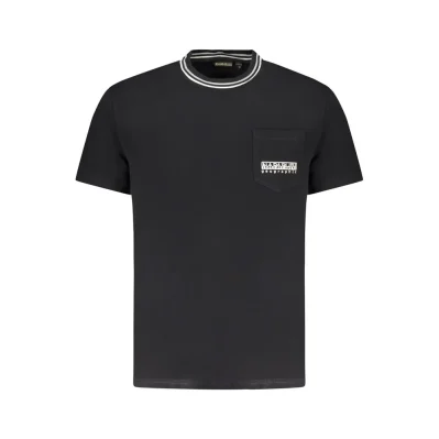 Black Cotton T-Shirt
