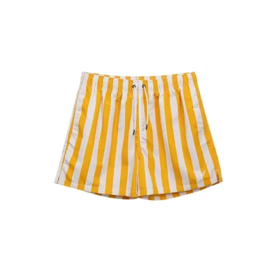 Yellow Polyester Swimwear