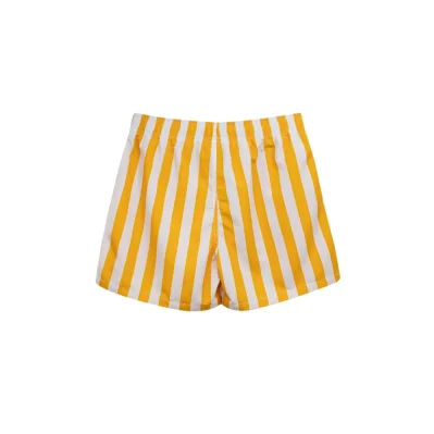 Yellow Polyester Swimwear