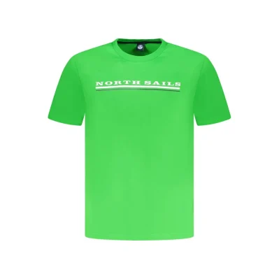 Green Cotton Men T-Shirt