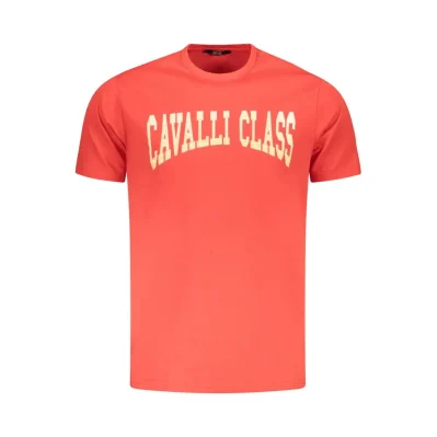 Red Cotton Men T-Shirt