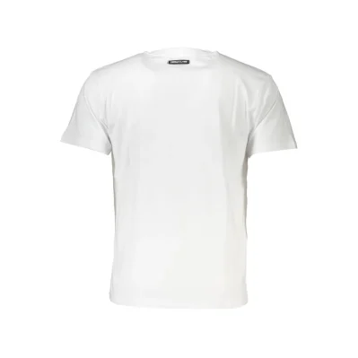 White Cotton Men T-Shirt