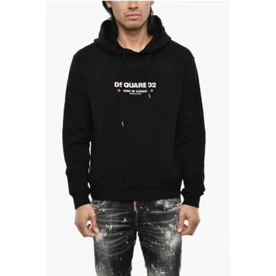 Cotton Hoodie with print