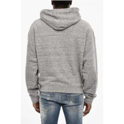 Cotton Hoodie with Embossed Logo