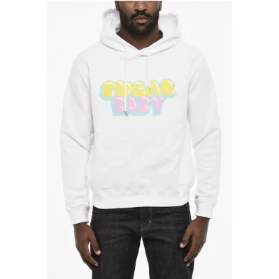 Cotton Hoodie with print