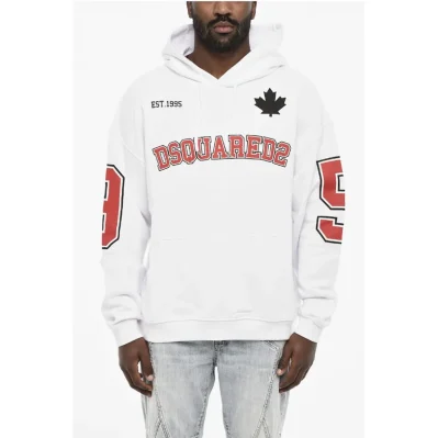 Cotton Hoodie with Patch Pocket
