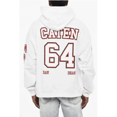 Cotton Hoodie with Patch Pocket