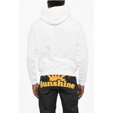 Cotton Hoodie with print