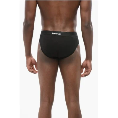 Cotton Blend Slip with Logoed Elastic Waistband