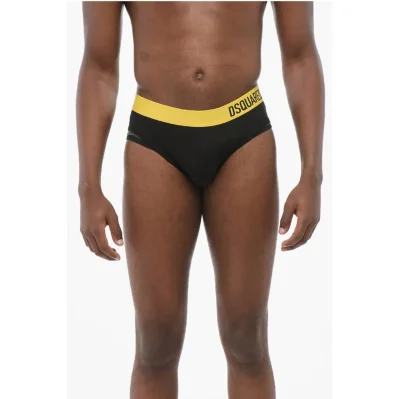 Cotton Blend Slip with Contrasting Waistband