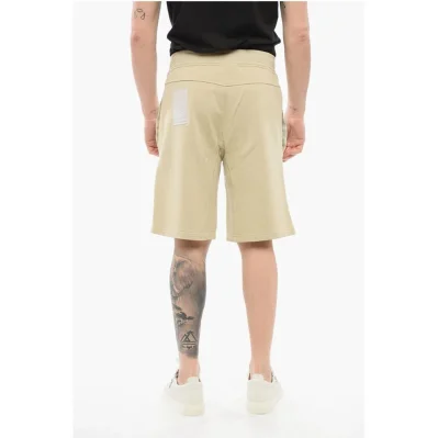 Sweat Shorts with Coated Cotton Pockets