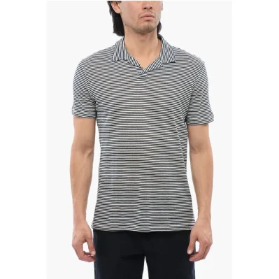 Striped Short Sleeved Polo
