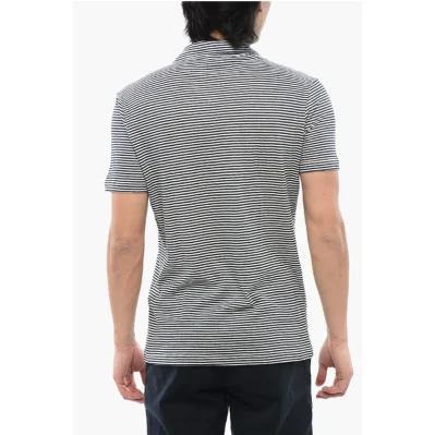 Striped Short Sleeved Polo