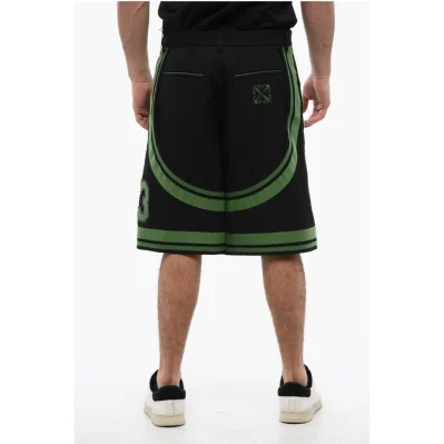 Patched VARSITY Shorts with Tape Details