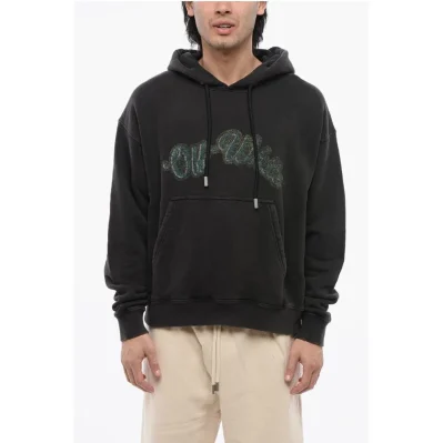 Brushed Cotton Skate-Fit BACCHUS Printed Hoodie