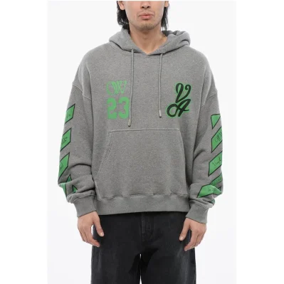 Brushed Cotton 23 VARSITY Printed Hoodie