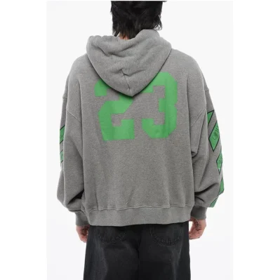Brushed Cotton 23 VARSITY Printed Hoodie