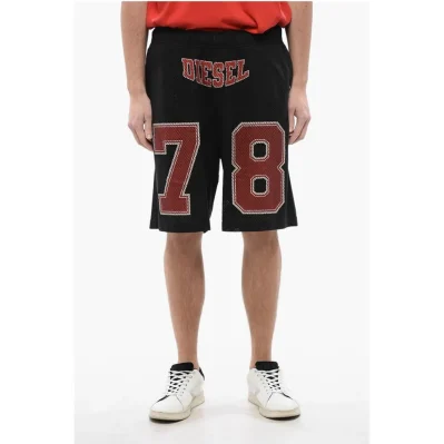 RED TAG Perforated P-TAIN Shorts with Drawstring Waist