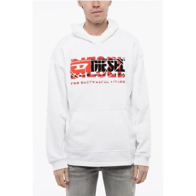 RED TAG Embroidered S-BAXT Hoodie with Patch Pocket