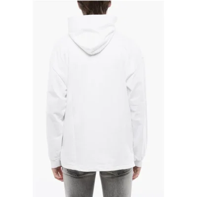 RED TAG Embroidered S-BAXT Hoodie with Patch Pocket