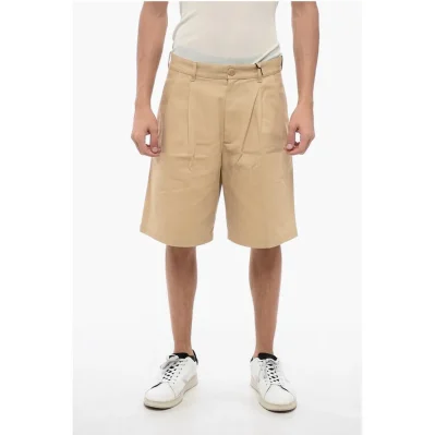 Cotton SIL VOUS PLAIT Chinos Shorts
