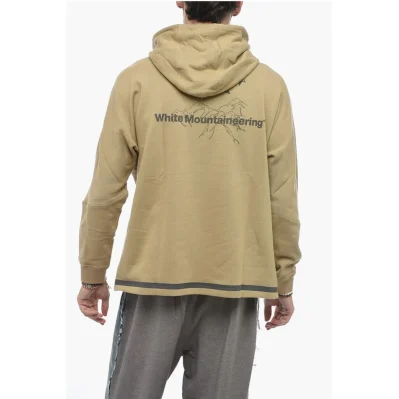 WHITE MOUNTAINEERING Brushed Cotton Hoodie with Breast Pocke
