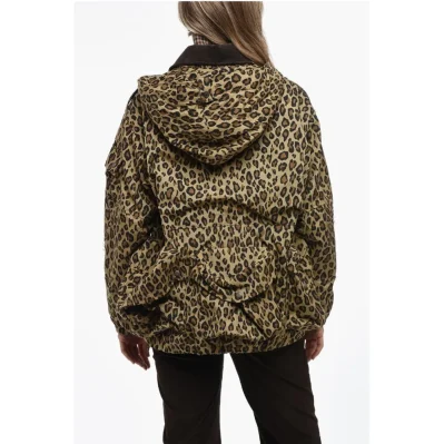 Utility Jacket with Animalier Pattern