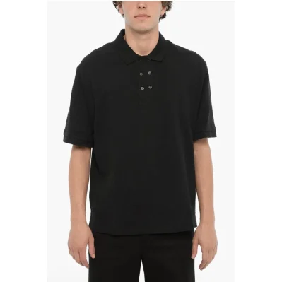 Piquet Cotton Loose Fit Polo Shirt