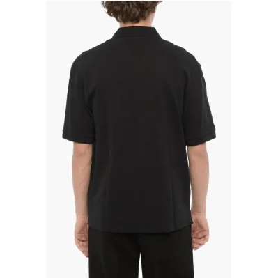 Piquet Cotton Loose Fit Polo Shirt