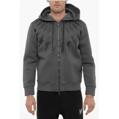 Slim Fit Hoodie with Frontal Closure