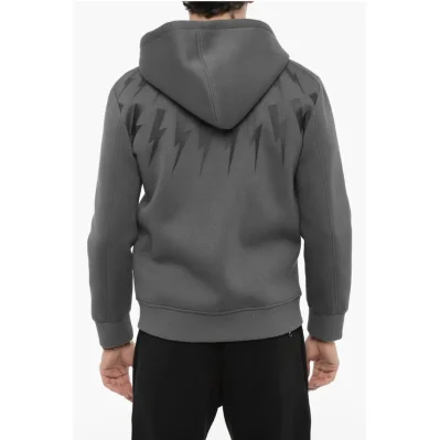 Slim Fit Hoodie with Frontal Closure