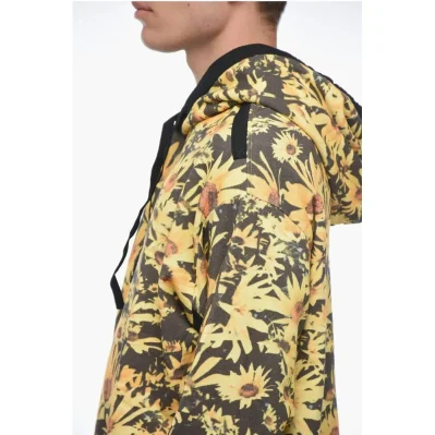 Brushed Cotton FLOWER FIELD Hoodie